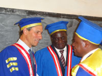 PhD graduation at the University of Lubumbashi